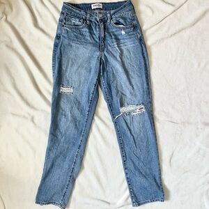 RSQ Blue Straight Leg Vintage Mom Jeans size 28